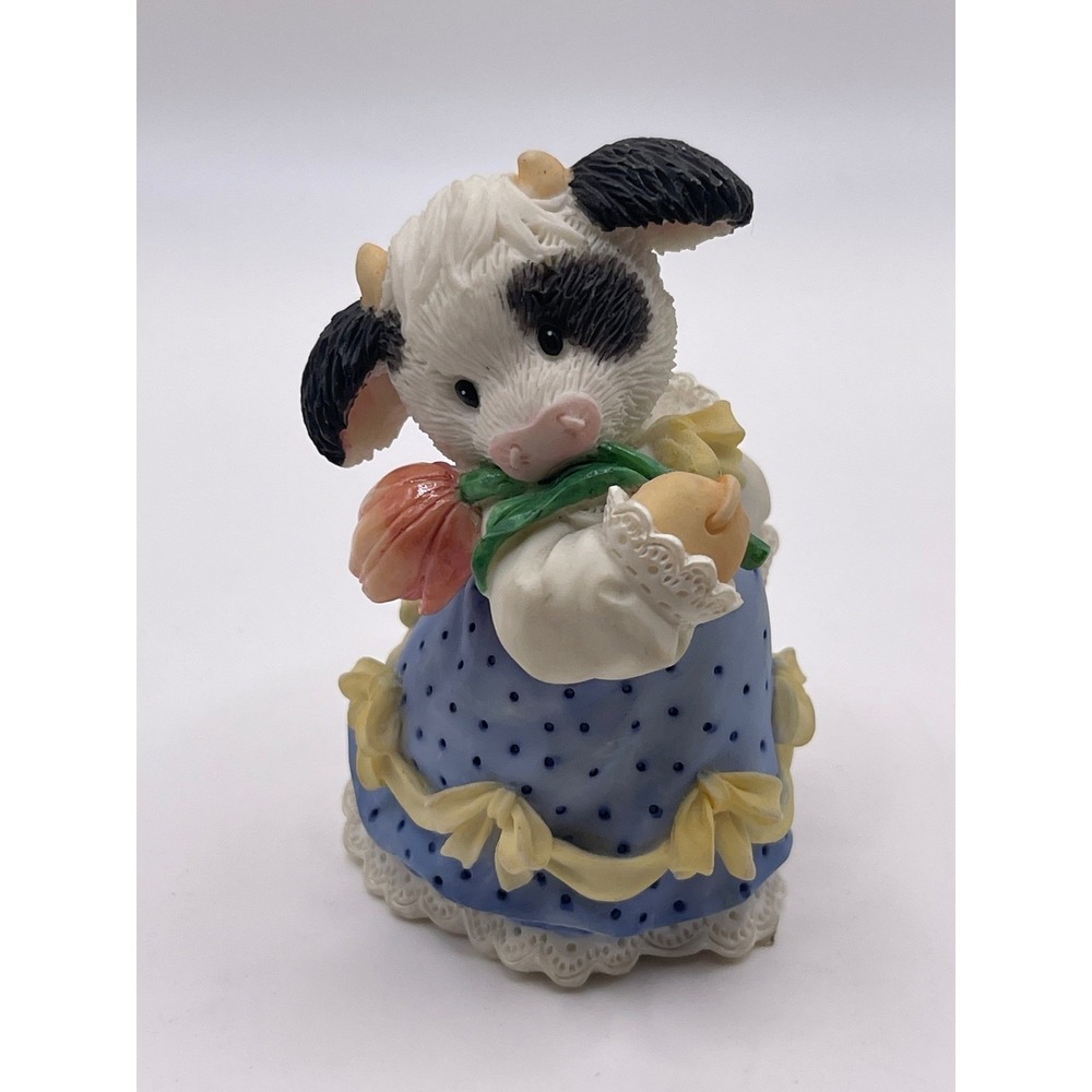 Mary's Moo Moos A Special Flower For A Special Friend Cow Figurine Enesco 257508